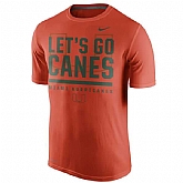 Miami Hurricanes Nike Local Verbiage Dri-FIT Legend WEM T-Shirt - Orange,baseball caps,new era cap wholesale,wholesale hats